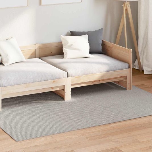 Vidaxl vloerkleden huarte crème en grijs 200 x 140 cm polyester