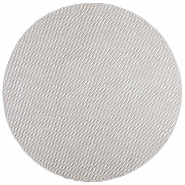 Vidaxl vloerkleden rond huarte crème en grijs ø 160 cm polyester