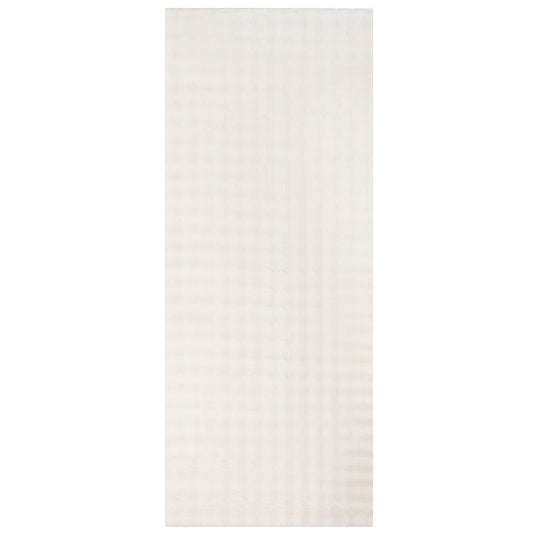 Vidaxl vloerkleden rechthoekig huarte crème 200 x 80 cm polyester
