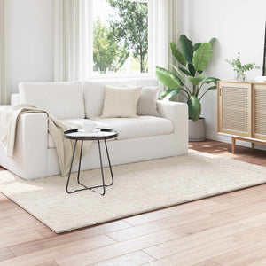 Vidaxl vloerkleden rechthoekig huarte crème 200 x 140 cm polyester