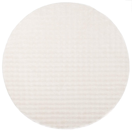 Vidaxl vloerkleden rond huarte crème ø 120 cm polyester