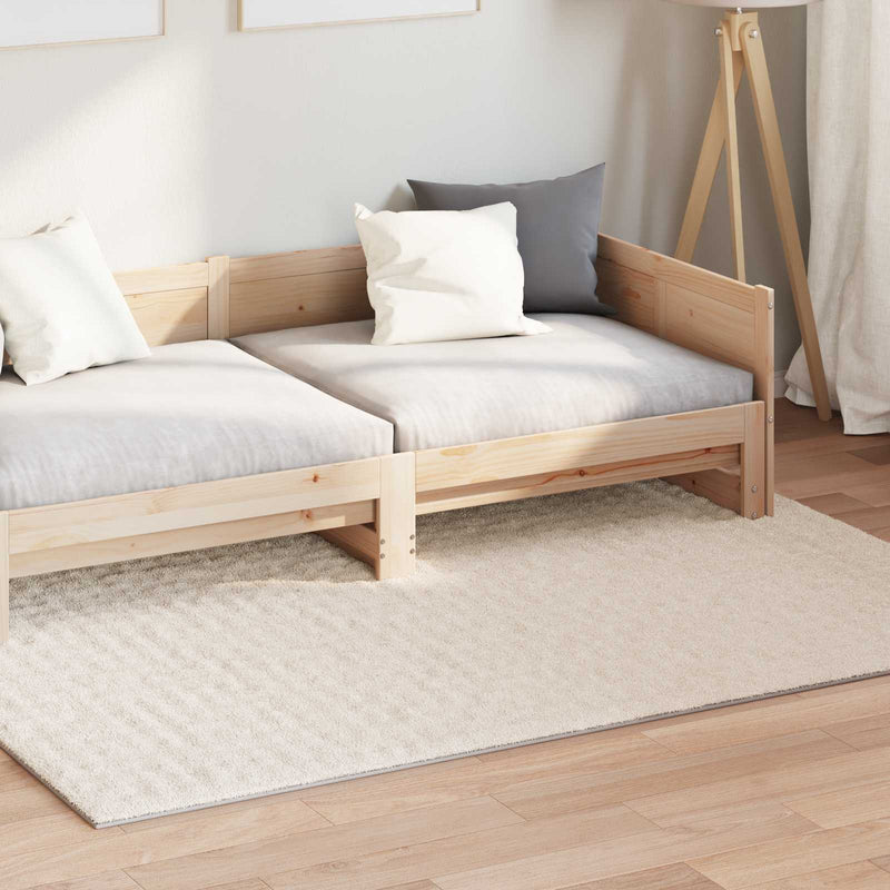 Chargez l'image dans la visionneuse de la galerie, Vidaxl vloerkleden rechthoekig huarte beige 200 x 140 cm polyester
