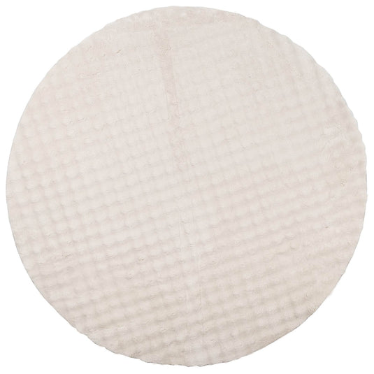 Vidaxl vloerkleden rond huarte beige ø 200 cm polyester