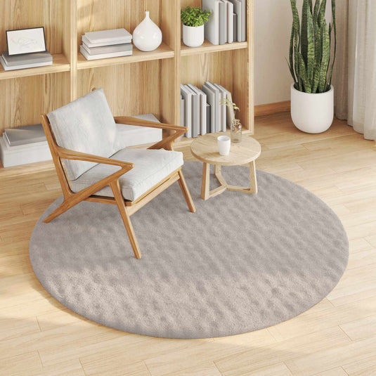 Vidaxl vloerkleden rond huarte zand ø 160 cm polyester