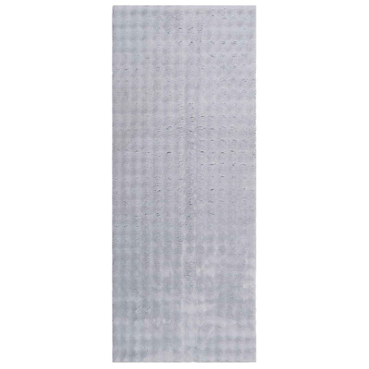 Vidaxl vloerkleden rechthoekig huarte grijs 200 x 80 cm polyester