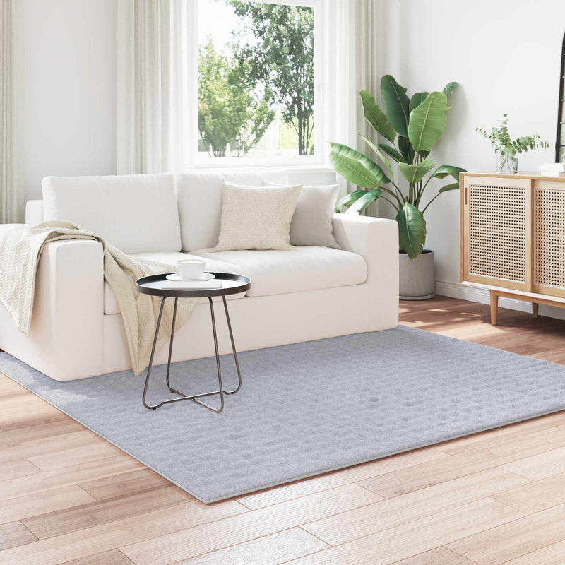 Afbeelding laden in galerijviewer, Vidaxl vloerkleden vierkant huarte grijs 200 x 200 cm polyester
