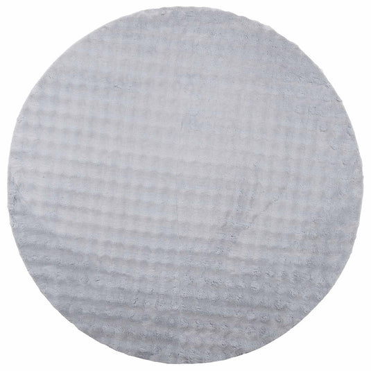 Vidaxl vloerkleden rond huarte grijs ø 200 cm polyester
