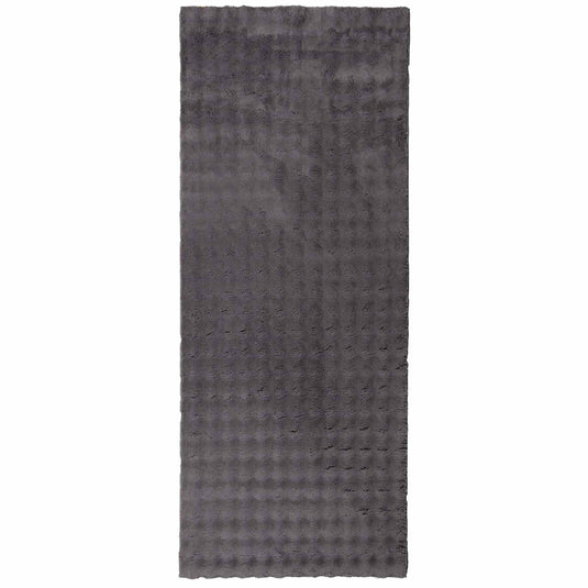 Vidaxl vloerkleden rechthoekig huarte antraciet 200 x 80 cm polyester