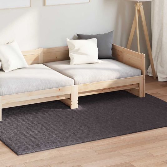 Vidaxl vloerkleden rechthoekig huarte antraciet 200 x 140 cm polyester
