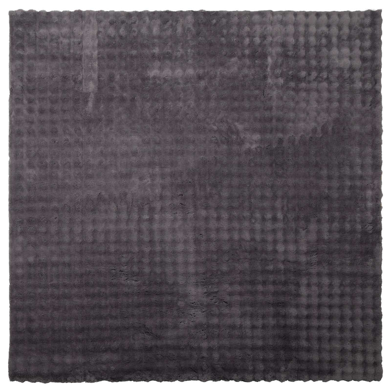 Afbeelding laden in galerijviewer, Vidaxl vloerkleden vierkant huarte antraciet 120 x 120 cm polyester
