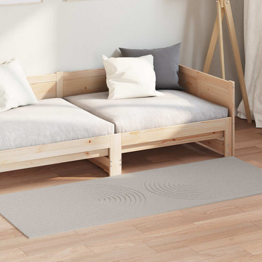 Vidaxl vloerkleden rechthoekig huarte crème 200 x 80 cm polyester