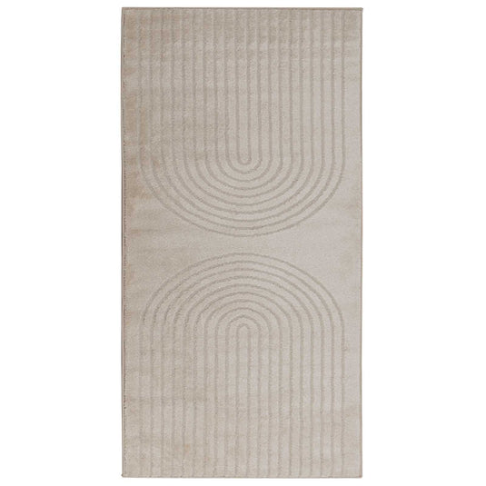 Vidaxl vloerkleden rechthoekig huarte beige 150 x 80 cm polyester