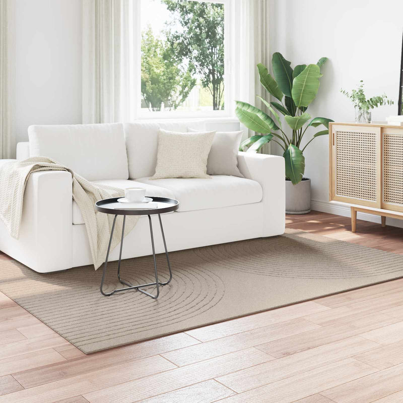 Afbeelding laden in galerijviewer, Vidaxl vloerkleden rechthoekig huarte beige 170 x 120 cm polyester
