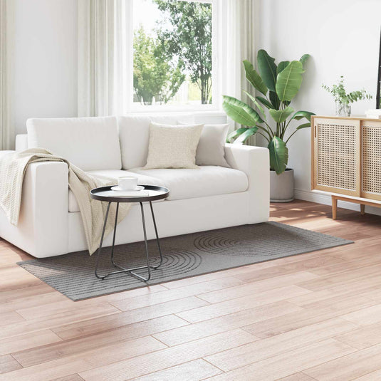 Vidaxl vloerkleden rechthoekig huarte grijs 150 x 80 cm polyester