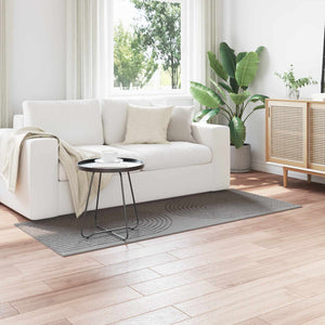 Vidaxl vloerkleden rechthoekig huarte grijs 200 x 80 cm polyester
