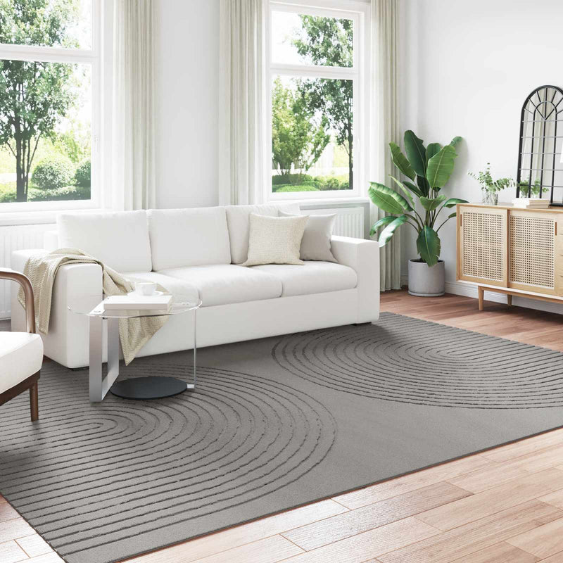 Afbeelding laden in galerijviewer, Vidaxl vloerkleden rechthoekig huarte grijs 340 x 240 cm polyester
