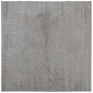 Vidaxl vloerkleden vierkant huarte grijs 200 x 200 cm polyester