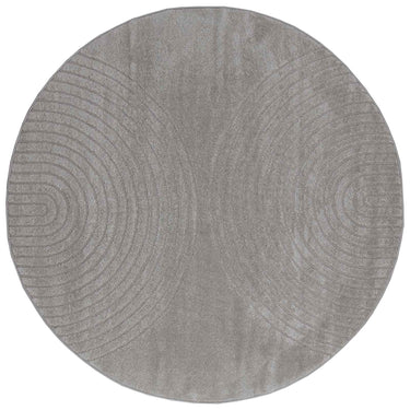 Vidaxl vloerkleden rond huarte grijs ø 200 cm polyester