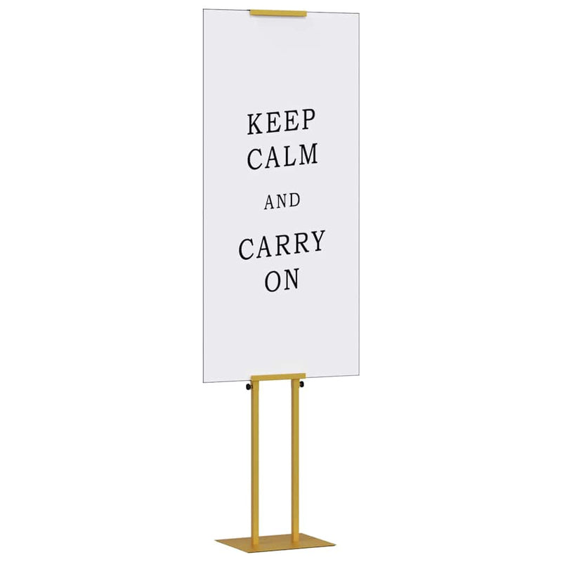 ギャラリービューアに画像をロードする, Vidaxl beurs displays 2 pcs goud 30 x 23,5 x 210 cm staal
