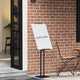 Vidaxl beurs displays 2 pcs zwart 26,5 x 26,5 x 150 cm staal