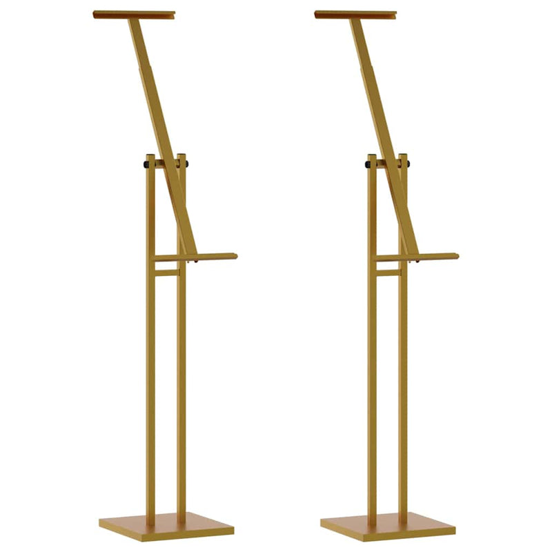 ギャラリービューアに画像をロードする, Vidaxl beurs displays 2 pcs goud 26,5 x 26,5 x 150 cm staal
