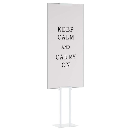Vidaxl beurs displays wit 30 x 23,5 x 210 cm staal