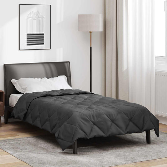 Vidaxl zomerdekbed antraciet 200 x 135 cm microfiber