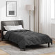 Vidaxl zomerdekbed antraciet 200 x 135 cm microfiber