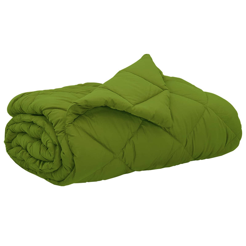 Afbeelding laden in galerijviewer, Vidaxl zomer dekbed groen 220 x 200 cm microfiber
