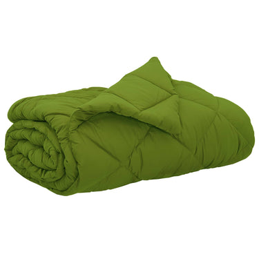 Vidaxl zomer dekbed groen 220 x 260 cm microfiber