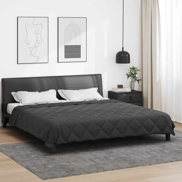 Vidaxl vol jaar dekbed antraciet 220 x 240 cm microfiber