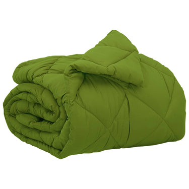 Vidaxl vol jaar dekbed groen 200 x 135 cm microfiber