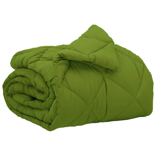 Vidaxl vol jaar dekbed groen 200 x 155 cm microfiber