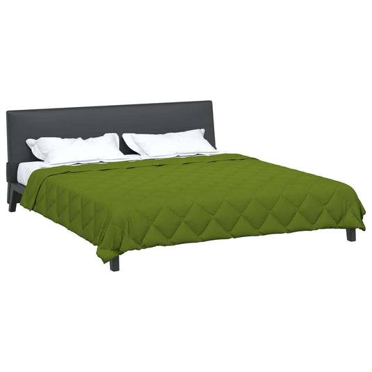 Vidaxl vol jaar dekbed groen 200 x 200 cm microfiber