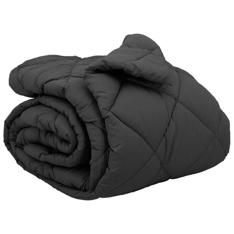 ギャラリービューアに画像をロードする, Vidaxl winter dekbed antraciet 220 x 200 cm microfiber
