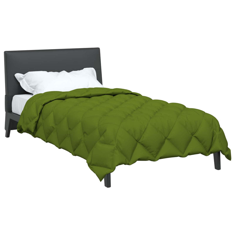 Afbeelding laden in galerijviewer, Vidaxl winter dekbed groen 200 x 140 cm microfiber
