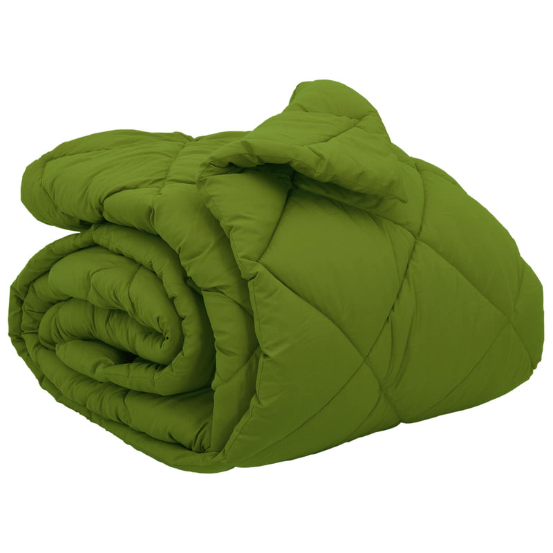 Afbeelding laden in galerijviewer, Vidaxl winter dekbed groen 200 x 200 cm microfiber
