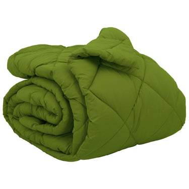 Vidaxl winter dekbed groen 240 x 260 cm microfiber