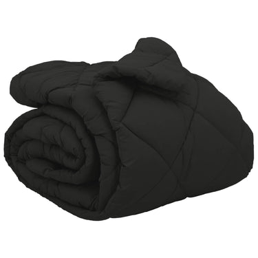 Vidaxl winter dekbed zwart 240 x 260 cm microfiber