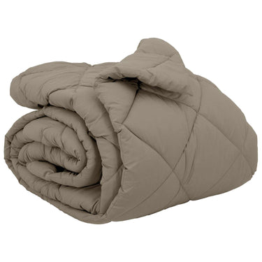 Vidaxl winter dekbed lichtgrijs 220 x 260 cm microfiber