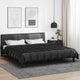 Vidaxl vol jaar dekbed zwart 240 x 200 cm satijn en microfiber