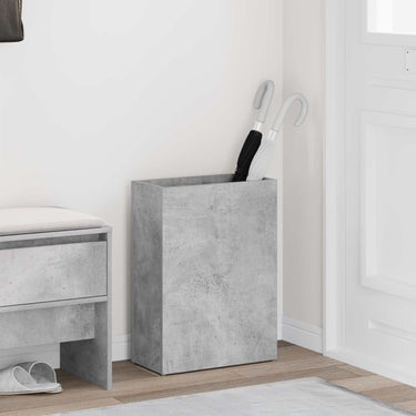 Vidaxl paraplu standaard beton grijs 40 x 20 x 55,5 cm bewerkt hout