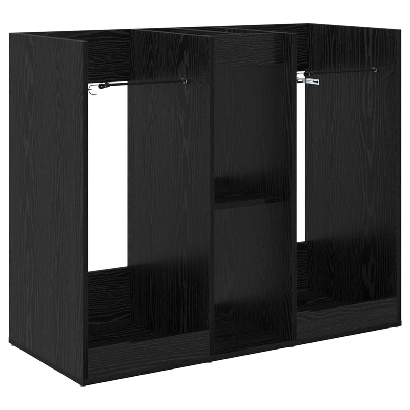Afbeelding laden in galerijviewer, Vidaxl golfkast effen zwart eiken 102 x 45 x 85,5 cm
