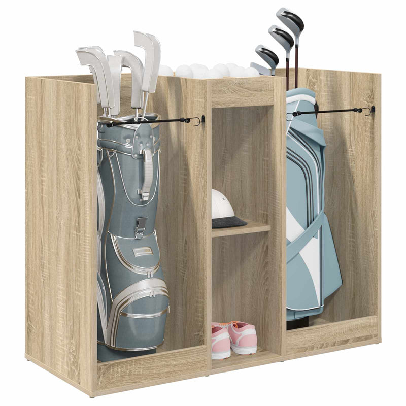Afbeelding laden in galerijviewer, Vidaxl golfkast effen sonoma eiken 102 x 45 x 85,5 cm
