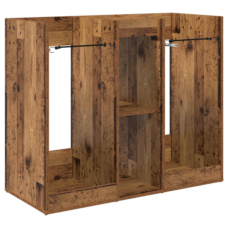 Afbeelding laden in galerijviewer, Vidaxl golfkast effen oudhout 102 x 45 x 85,5 cm
