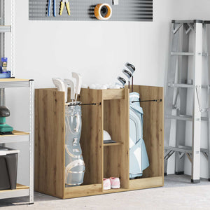 Vidaxl golfkast effen artisan eiken 102 x 45 x 85,5 cm