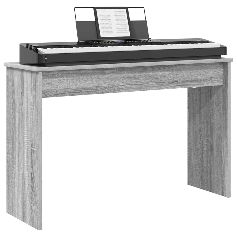 Chargez l'image dans la visionneuse de la galerie, Vidaxl keyboardstand grijs sonoma 100 x 32 x 64 cm bewerkt hout
