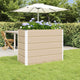 Vidaxl plantenbak ivoor 480 x 50 x 45 cm gegalvaniseerd staal