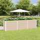 Vidaxl plantenbak ivoor 480 x 50 x 45 cm gegalvaniseerd staal