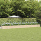 Vidaxl plantenbak ivoor 480 x 50 x 45 cm gegalvaniseerd staal